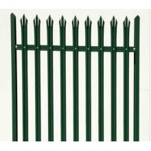 Euro Style Free Standing Metal Palisade Fence / Wrought Iron Fence Panel